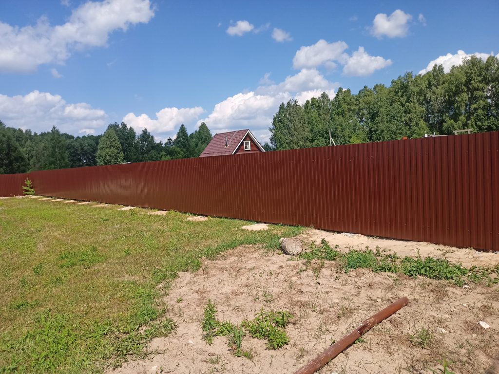 150 метровый забор, Мякотинское - фото 1