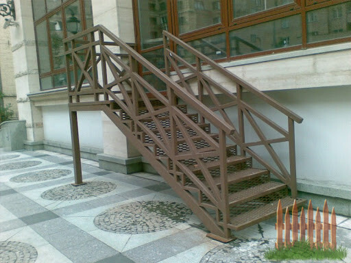 Металлические лестницы - фото работ 11