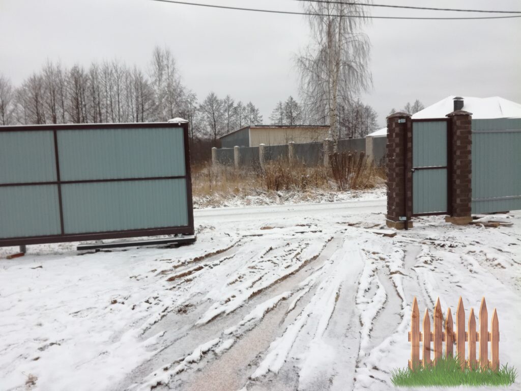 Откатные ворота в Ваганьково - фото 6