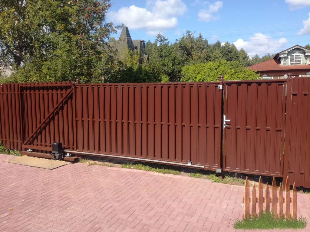 Забор из евроштакетника, Балахнинский р-он - фото 2