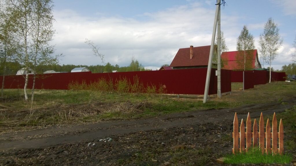 Забор из фигурного профнастила 75м, Павловский р-он - фото 3