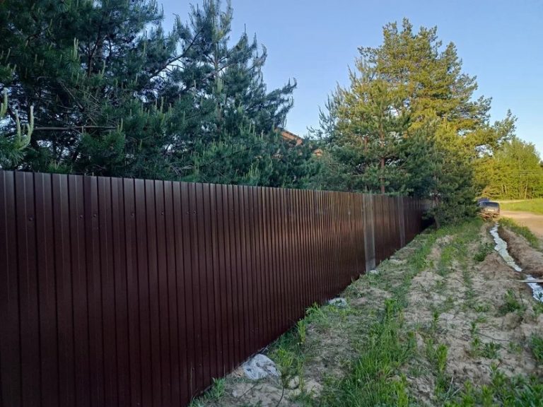 Забор из профнастила, Нижегородская область - фото 5